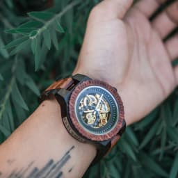 BOBO BIRD Wooden Mechanical Watch Men Luxury Automatic Wristwatch Reloj Mecanico Luminous Timepiece Custom Logo Great Gift Box