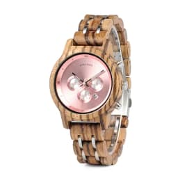 Women's Watch BOBO BIRD Ladies Watches Wood Metal Chronograph Wristwatch Customize Logo Christmas Gift Box Relogio Dropshipping