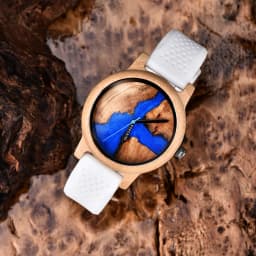 Engraved Wooden Watch With Leather Strap Japanese Movement Custom Watch Minimalist Watches For Men Personalized anniversary gift