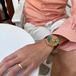Engraved Wooden Watch With Leather Strap Japanese Movement Custom Watch Minimalist Watches For Men Personalized anniversary gift