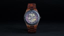 Top Luxury Men's Watches BOBO BIRD Mechanical Wristwatch Wooden Relogio Masculino Custom Father's Day Gift Wooden Box