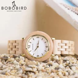 BOBO BIRD Women Wooden Watch Fashion Luxury Japanese Quartz Movement Wristwatches Anniversary Gift Box Personalized Dropshipping