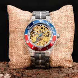 Wooden Automatic Mechanical Watch Men Wristwatch BOBO BIRD Top Fashion Luminous Hands Clock Custom Gift Box Relogio Masculino