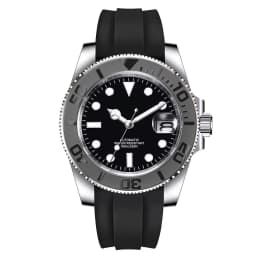 Custom Logo Luxury Sapphire Crystal NH35 Miyota Automatic Mechanical Watch Rose Men's Watch 10Bar Swimming Date Male Clock