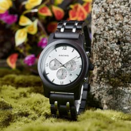BOBO BIRD Luxury Watch Men Metal Wooden Chronograph Man's Quartz Wristwatch Male Auto Date Clock Armbanduhr Custom Logo Dropship