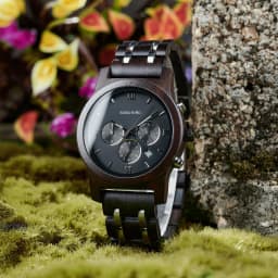 BOBO BIRD Luxury Watch Men Metal Wooden Chronograph Man's Quartz Wristwatch Male Auto Date Clock Armbanduhr Custom Logo Dropship