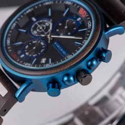 Customize Logo Name Men Wood Watches BOBO BIRD Fashion Calendar Stopwatch Personalized Quartz Wristwatches Gift Dropshipping
