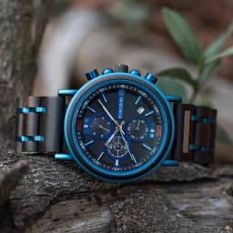 Customize Logo Name Men Wood Watches BOBO BIRD Fashion Calendar Stopwatch Personalized Quartz Wristwatches Gift Dropshipping