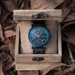 Customize Logo Name Men Wood Watches BOBO BIRD Fashion Calendar Stopwatch Personalized Quartz Wristwatches Gift Dropshipping