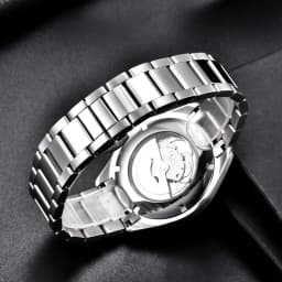 Custom Logo NH35 Automatic Mechanical Watch Male Watches Sapphire 41mm Men Stainless Steel Wristwatch Calendar Clock Date