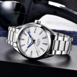 Custom Logo NH35 Automatic Mechanical Watch Male Watches Sapphire 41mm Men Stainless Steel Wristwatch Calendar Clock Date