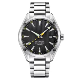 Custom Logo NH35 Automatic Mechanical Watch Male Watches Sapphire 41mm Men Stainless Steel Wristwatch Calendar Clock Date