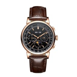 CORGEUT 41mm Business 316L Leather Mineral Glass Automatic Mechanical Men Watches Year Date Week Watch for Man Reloj Accessories