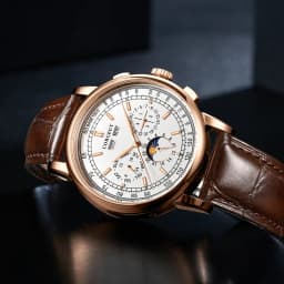 CORGEUT 41mm Business 316L Leather Mineral Glass Automatic Mechanical Men Watches Year Date Week Watch for Man Reloj Accessories