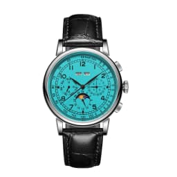 CORGEUT 41mm Business 316L Leather Mineral Glass Automatic Mechanical Men Watches Year Date Week Watch for Man Reloj Accessories