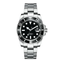 Custom Watches Luxury Sapphire MIYOTA/NH35 Automatic Wristwatch Mechanical Mens Watch Sterile Dial Ceramic 10Bar Lume Male Clock