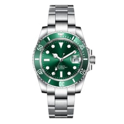 Custom Watches Luxury Sapphire MIYOTA/NH35 Automatic Wristwatch Mechanical Mens Watch Sterile Dial Ceramic 10Bar Lume Male Clock