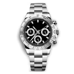 Custom Logo 40MM Luxury VK63 Quartz Men Watch For Man 24 Hours Multifunction Sport Full Chronograph Time Running Second Watches
