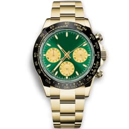 Custom Logo 40MM Luxury VK63 Quartz Men Watch For Man 24 Hours Multifunction Sport Full Chronograph Time Running Second Watches