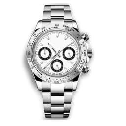 Custom Logo 40MM Luxury VK63 Quartz Men Watch For Man 24 Hours Multifunction Sport Full Chronograph Time Running Second Watches