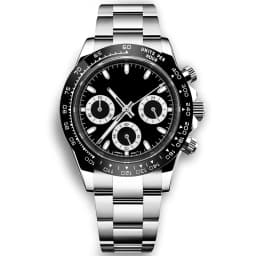 Custom Logo 40MM Luxury VK63 Quartz Men Watch For Man 24 Hours Multifunction Sport Full Chronograph Time Running Second Watches