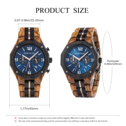 Custom Wooden Mens Watches Date Display Quartz Wristwatch Fashion Customized Name Back Text Relogio Masculino Dropshipping