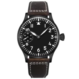 Custom Logo 42MM Sapphire Glass Men Watch St3600 Hand winding Movt sport leather luminous Reloj Sterile Dial waterproof Reloj
