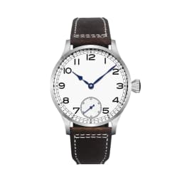 Custom Logo 42MM Sapphire Glass Men Watch St3600 Hand winding Movt sport leather luminous Reloj Sterile Dial waterproof Reloj