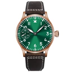 Custom Logo 42MM Sapphire Glass Men Watch St3600 Hand winding Movt sport leather luminous Reloj Sterile Dial waterproof Reloj