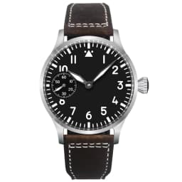 Custom Logo 42MM Sapphire Glass Men Watch St3600 Hand winding Movt sport leather luminous Reloj Sterile Dial waterproof Reloj