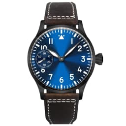 Custom Logo 42MM Sapphire Glass Men Watch St3600 Hand winding Movt sport leather luminous Reloj Sterile Dial waterproof Reloj