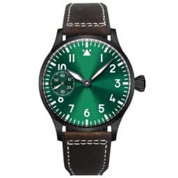 Custom Logo 42MM Sapphire Glass Men Watch St3600 Hand winding Movt sport leather luminous Reloj Sterile Dial waterproof Reloj