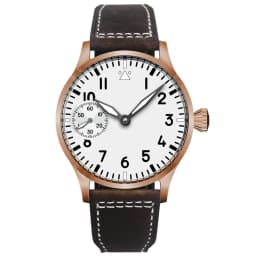Custom Logo 42MM Sapphire Glass Men Watch St3600 Hand winding Movt sport leather luminous Reloj Sterile Dial waterproof Reloj