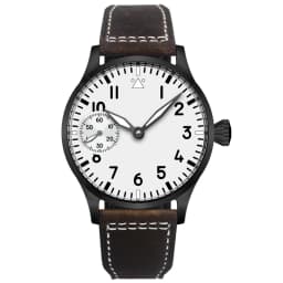 Custom Logo 42MM Sapphire Glass Men Watch St3600 Hand winding Movt sport leather luminous Reloj Sterile Dial waterproof Reloj