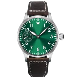 Custom Logo 42MM Sapphire Glass Men Watch St3600 Hand winding Movt sport leather luminous Reloj Sterile Dial waterproof Reloj