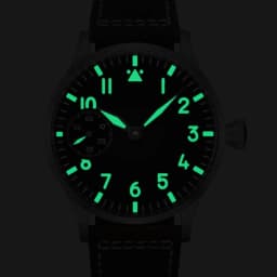 Custom Logo 42MM Sapphire Glass Men Watch St3600 Hand winding Movt sport leather luminous Reloj Sterile Dial waterproof Reloj