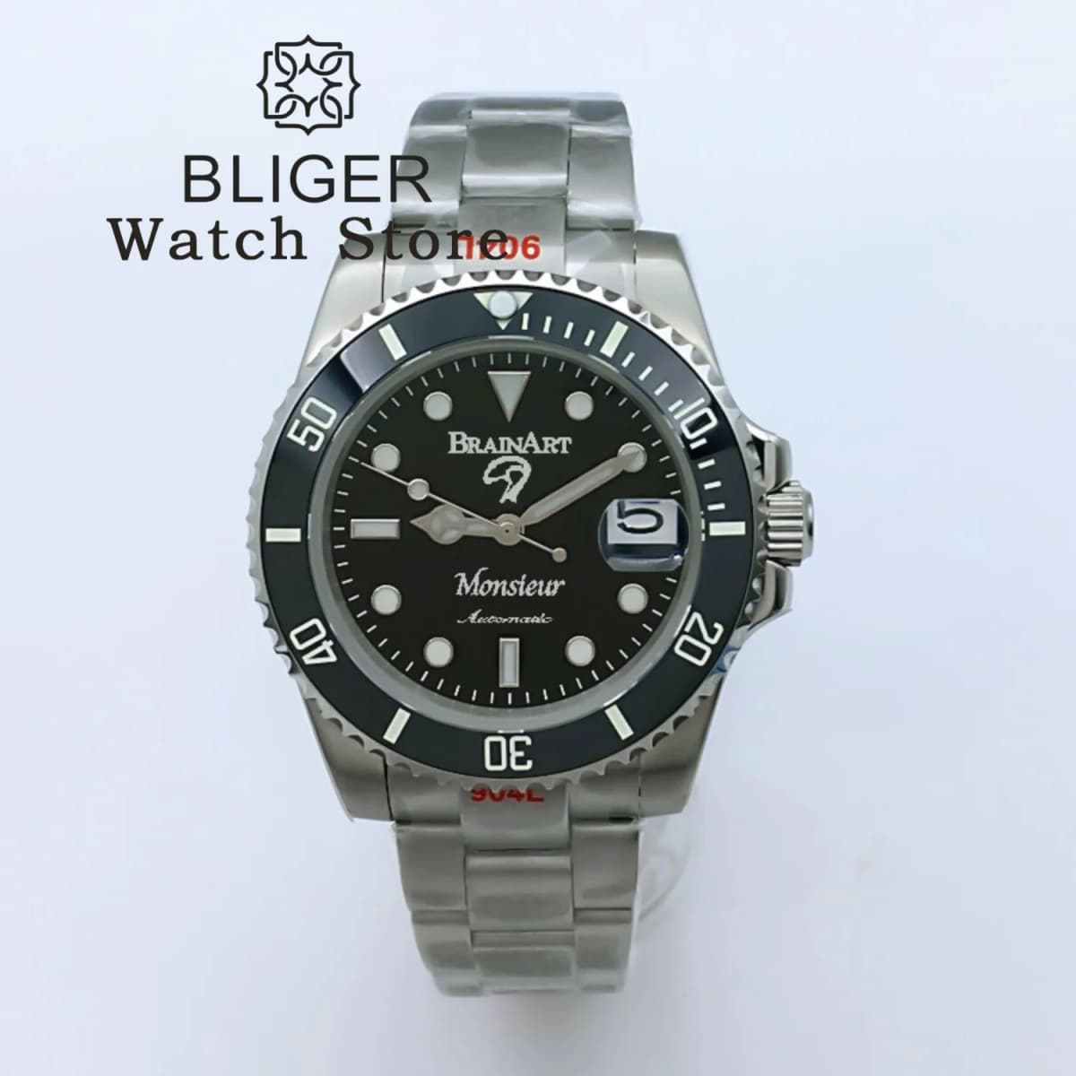Exclusive link to custom logo watch 40mm PT5000 automatic Diving Watch (please contact customer service before order)
