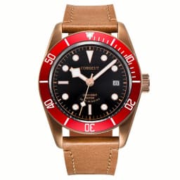 Custom Logo NH35A Miyota Sport 20ATM Watch PVD Coffee Bronze Case Sapphire Glass Luminous Deployant Clasp Deepwaterproof