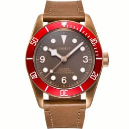 Custom Logo NH35A Miyota Sport 20ATM Watch PVD Coffee Bronze Case Sapphire Glass Luminous Deployant Clasp Deepwaterproof
