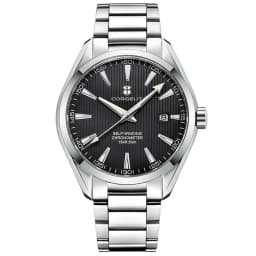 Luxury NH35 Movt Custom Logo 41mm Man Sport Automatic Relogio Masculino Mechanical Wristwatch Sapphire Steel Band Men's Watch