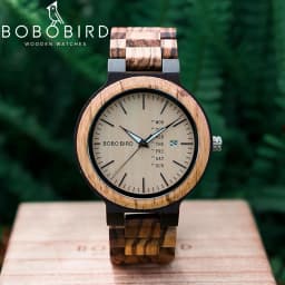 BOBO BIRD Wooden Men Watch Fashion Business Week And Date Display Quartz Timepiece Customize Logo Great Gift Relogio Masculino
