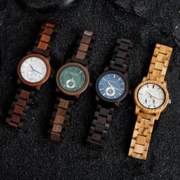 BOBOBIRD Wooden Watch Top Fashion Casual Clock Quartz Wristwatch Engraved Custom Logo Man Watches Best Man Gift Wood Box