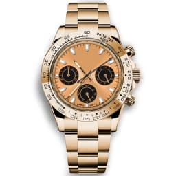 Customized 39mm Men's Luxury Quartz Watch Chronograph Fashion Sapphire Trendy Sports Steel Band Wrist Watches Corgeut