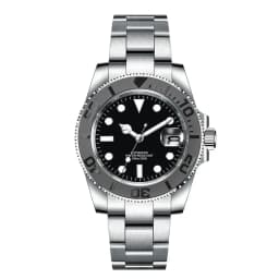 DIY Custom Logo 40MM Sapphire Miyota NH35 Mechanical Mens WristWatch Sterile Dial Ceramic 10Bar Luminous Sport Male Clock
