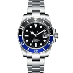 DIY Custom Logo 40MM Sapphire Miyota NH35 Mechanical Mens WristWatch Sterile Dial Ceramic 10Bar Luminous Sport Male Clock
