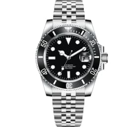DIY Custom Logo 40MM Sapphire Miyota NH35 Mechanical Mens WristWatch Sterile Dial Ceramic 10Bar Luminous Sport Male Clock