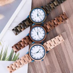 BOBO BIRD Luxury Men Watch Wooden Quartz Wristwatches Japanese Movement Fashion Women Timepiece Custom Gift Box Reloj De Hombre