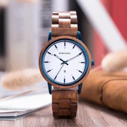 BOBO BIRD Luxury Men Watch Wooden Quartz Wristwatches Japanese Movement Fashion Women Timepiece Custom Gift Box Reloj De Hombre