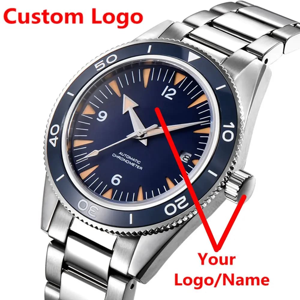 Custom Logo Men Watch Luxury NH35 Automatic Mechanical WristWatches Ceramic 41MM Corgeut Watches Sapphire Lume Sport Clock 10Bar