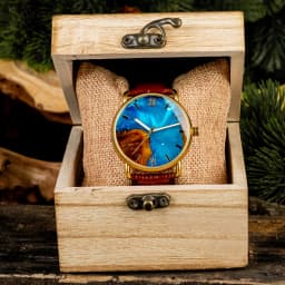 Customize Man Watch Dropshipping Resin Quartz Men's Watches BOBO BIRD Wood Wristwatch Male Timepiece Clock Blue Wrist Man Watch